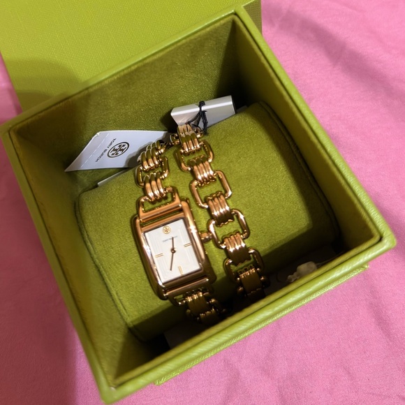 Tory Burch Accessories - Tory Burch Gold Chain-Link Women's Watch